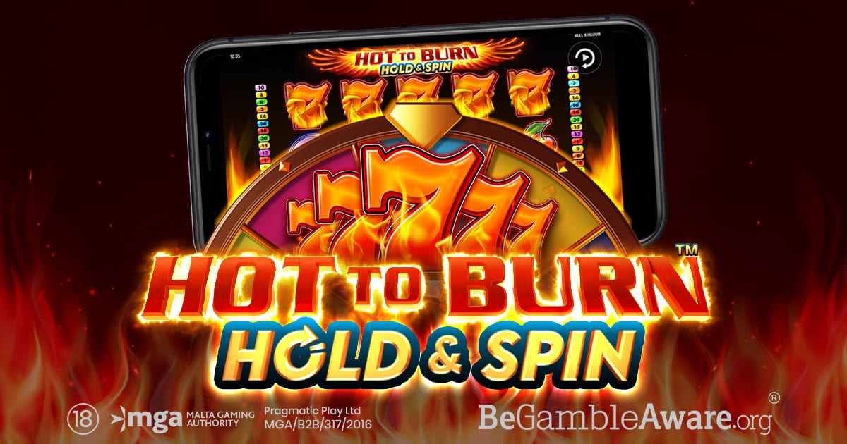 Hot to Burn Hold and Spin Slot Logo Wizard Slots