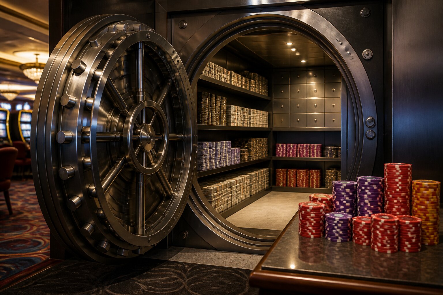 How Much Cash Does a Casino Have On Hand? Casino Vault & Reserves