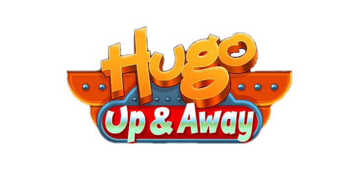 Hugo: Up and Away Slot Logo