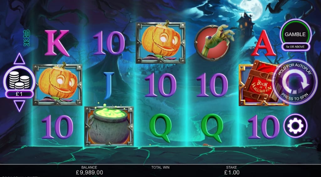 Book of Halloween Slot gameplay