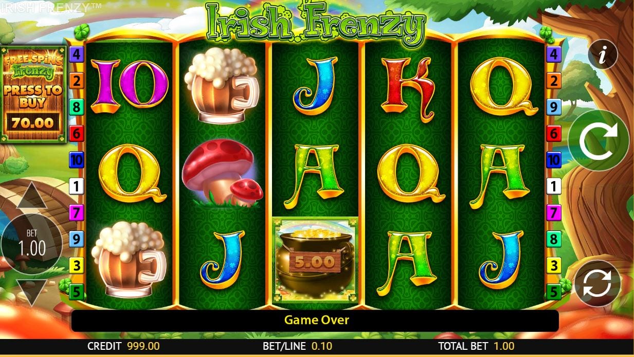 Irish Frenzy Casino Gameplay