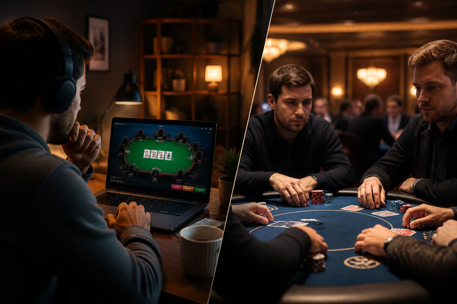 Is Online Poker Harder Than Live? Differences, Challenges & Play