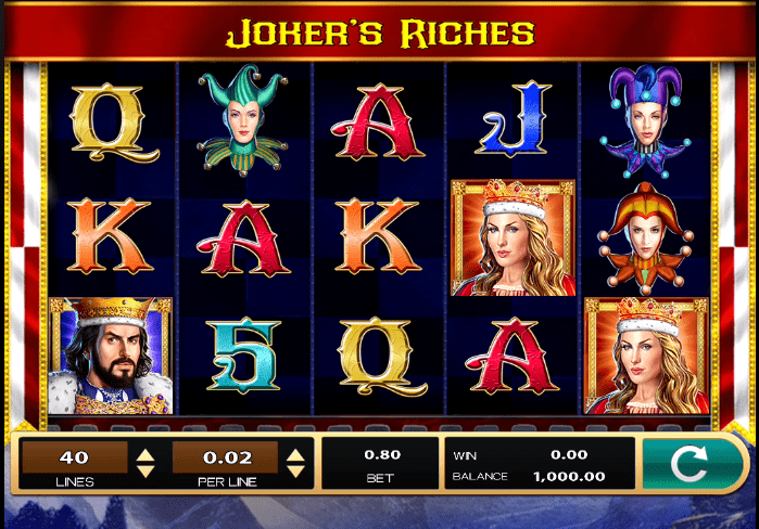 Joker's Riches Slot Game