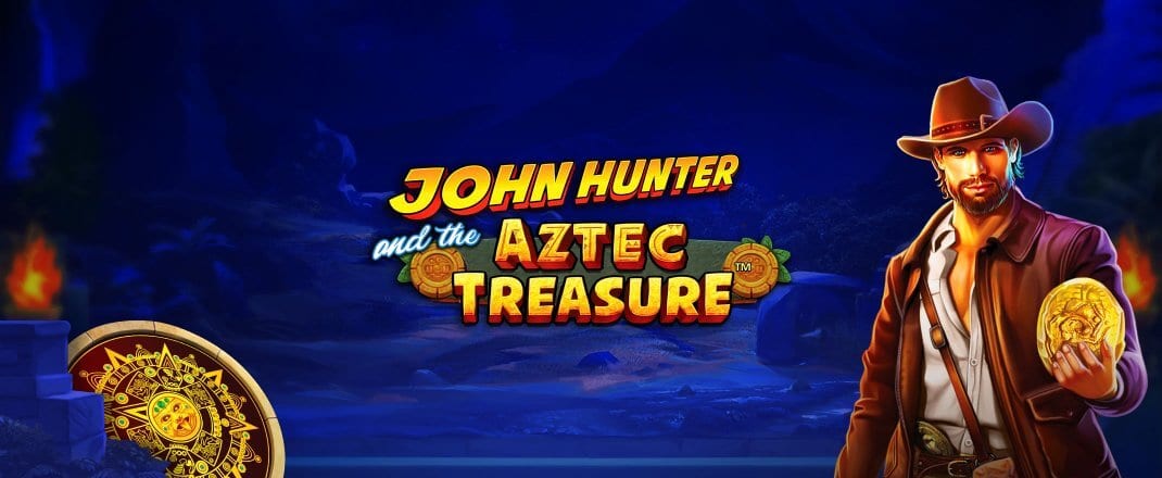 John Hunter and the Aztec Treasure slot logo