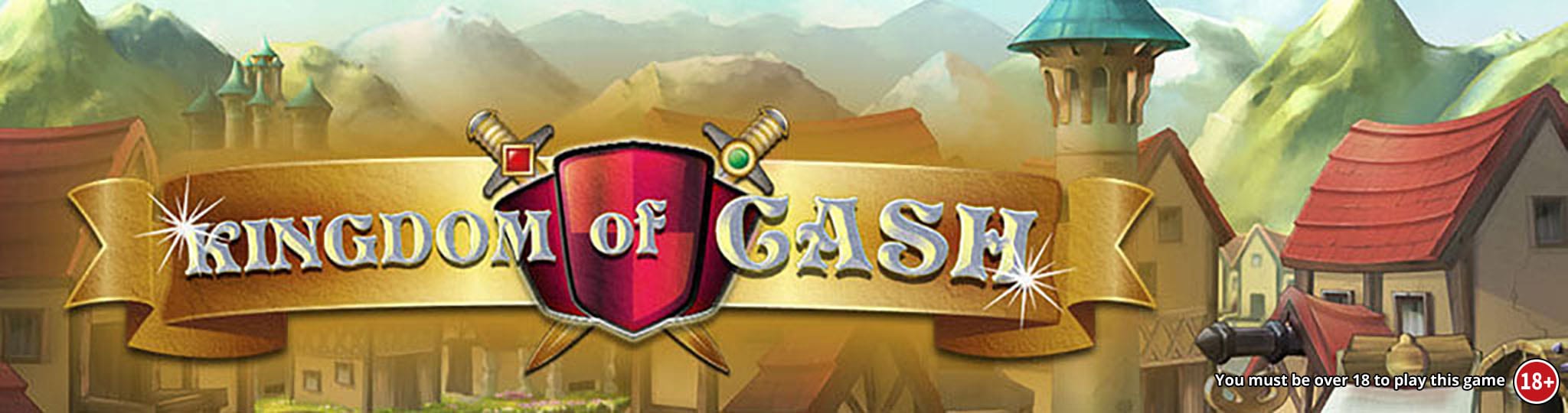 Kingdom of Cash Jackpot Slots game logo