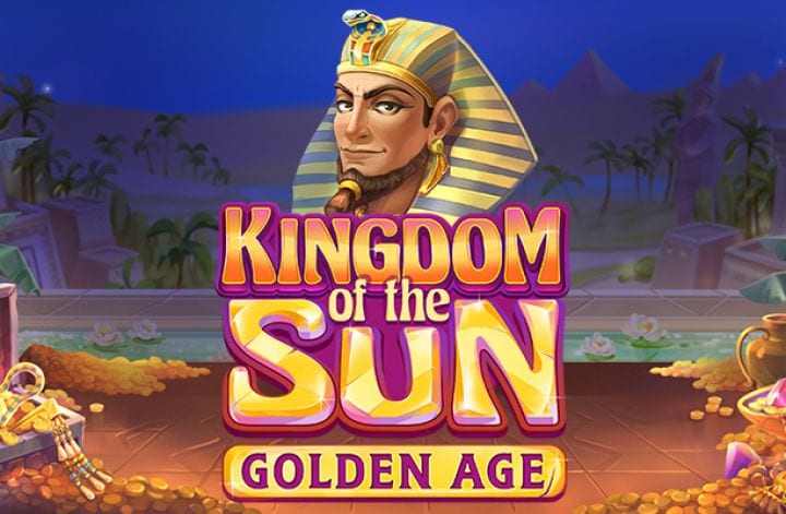 kingdom of the sun: golden age slots game logo
