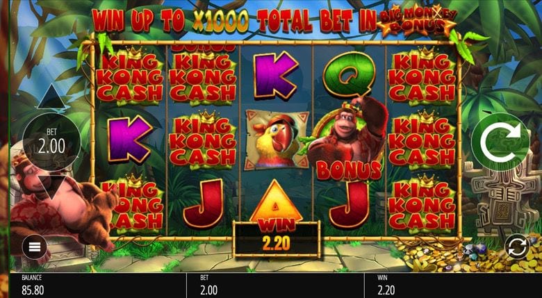 King Kong Cash Slots Game