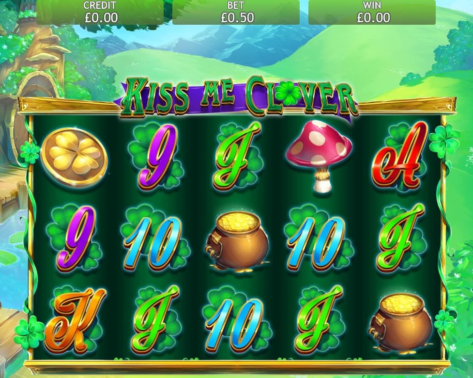 kiss me clover jackpot gameplay