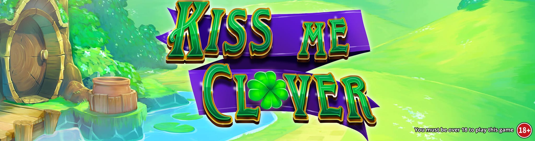 kiss me clover jackpot logo