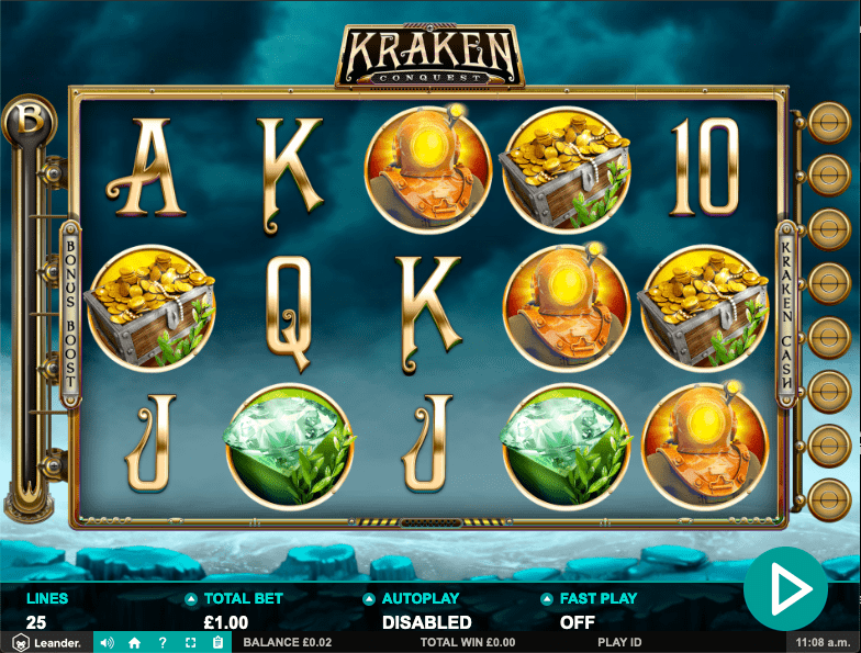 Kraken Conquest Slot Online | Play Now - 500 Free Spins ...