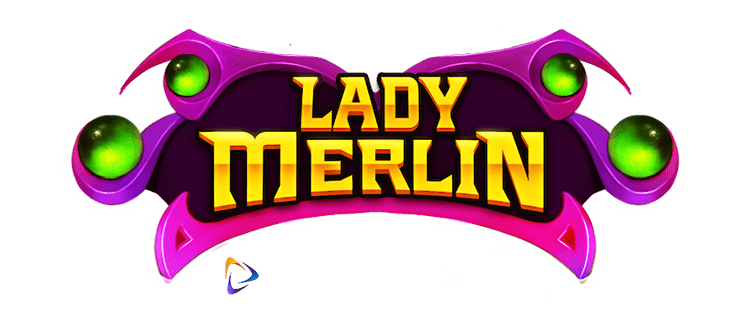 Lady Merlin Slot Logo