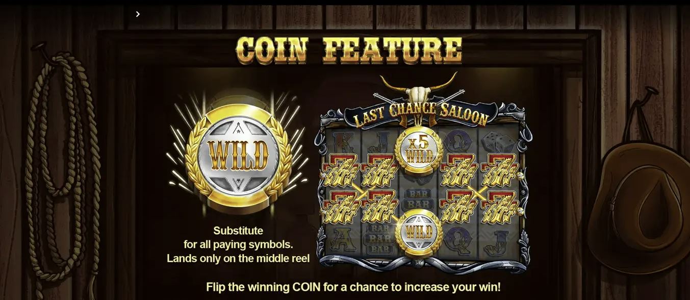 Last Chance Saloon Slot Bonus Feature