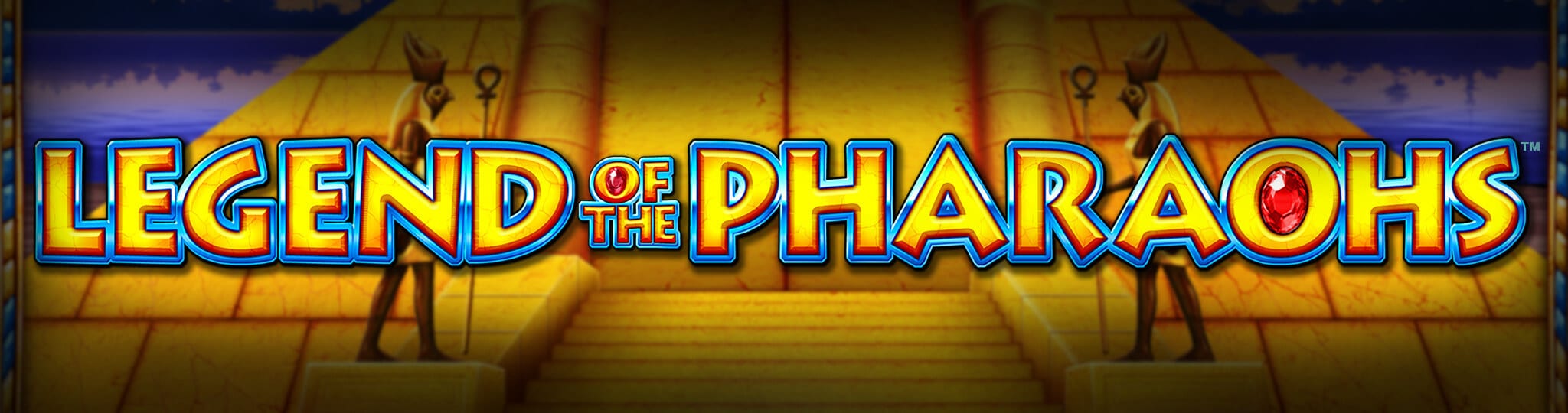 legend of the pharaohs slots game logo