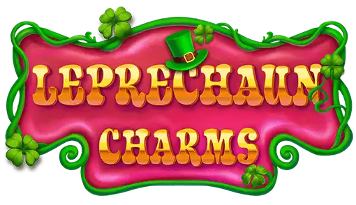 Leprechaun Charms Slot Logo Wizard Slots