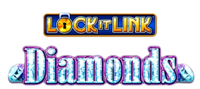 Lock It Link Diamonds Slot Logo