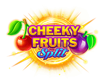 Cheeky Fruit Split Slot Logo Wizard Slots