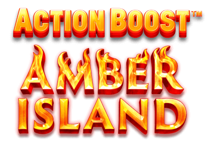 Action Boost Amber Island Slot Logo Wizard Slots