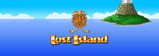 Lost Island online slots game logo