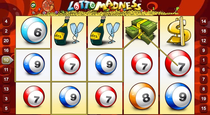 Lotto Madness Slot Gameplay