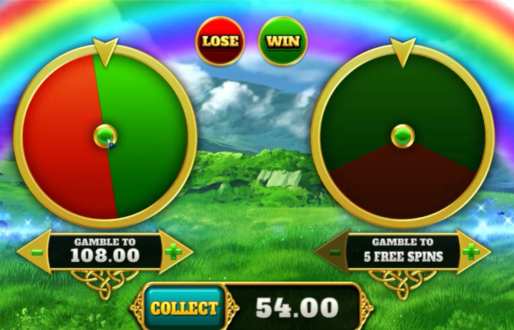 Luck O' The Irish Gold Spins Slot Gamble Feature