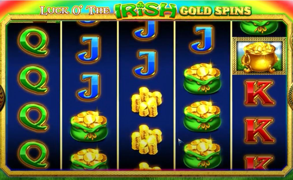 Luck O' The Irish Gold Spins Slot Gameplay