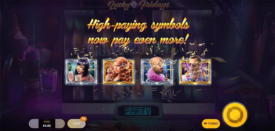 Lucky Fridays Slot Features