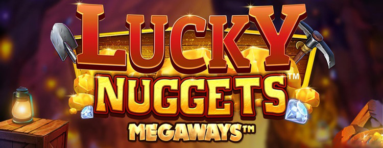 Lucky Nuggets Megaways Slot Logo Wizard Slots