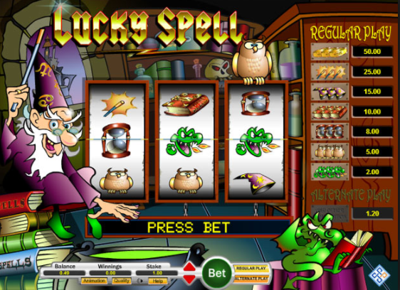 Lucky Spell Gameplay