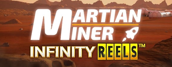 Martian Miner Infinity Reels Slot Logo Wizard Slots