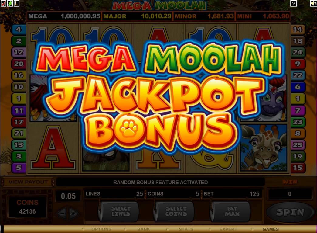 Jackpot gameplay