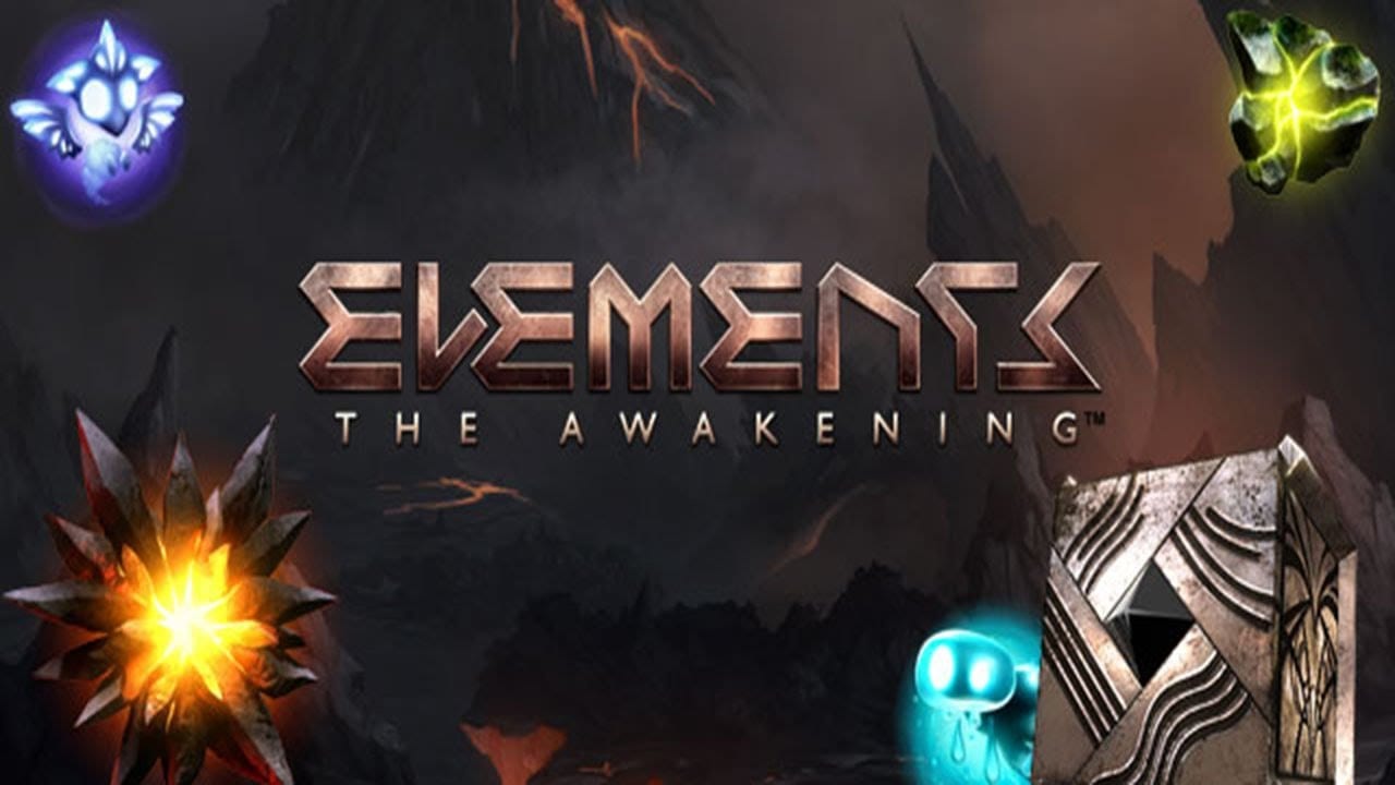 Elements online slots game logo