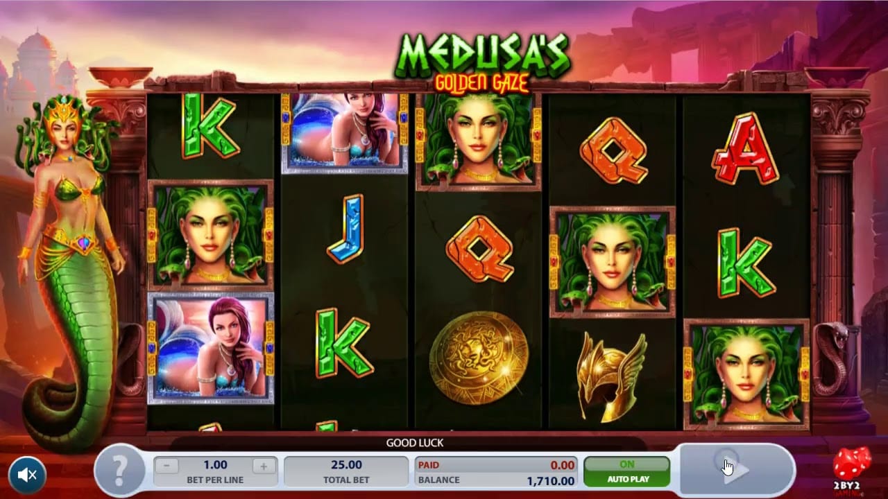 Medusa Golden Gaze casino gameplay