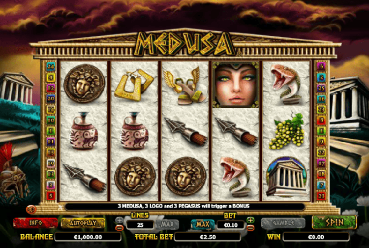 Medusa Slot Gameplay