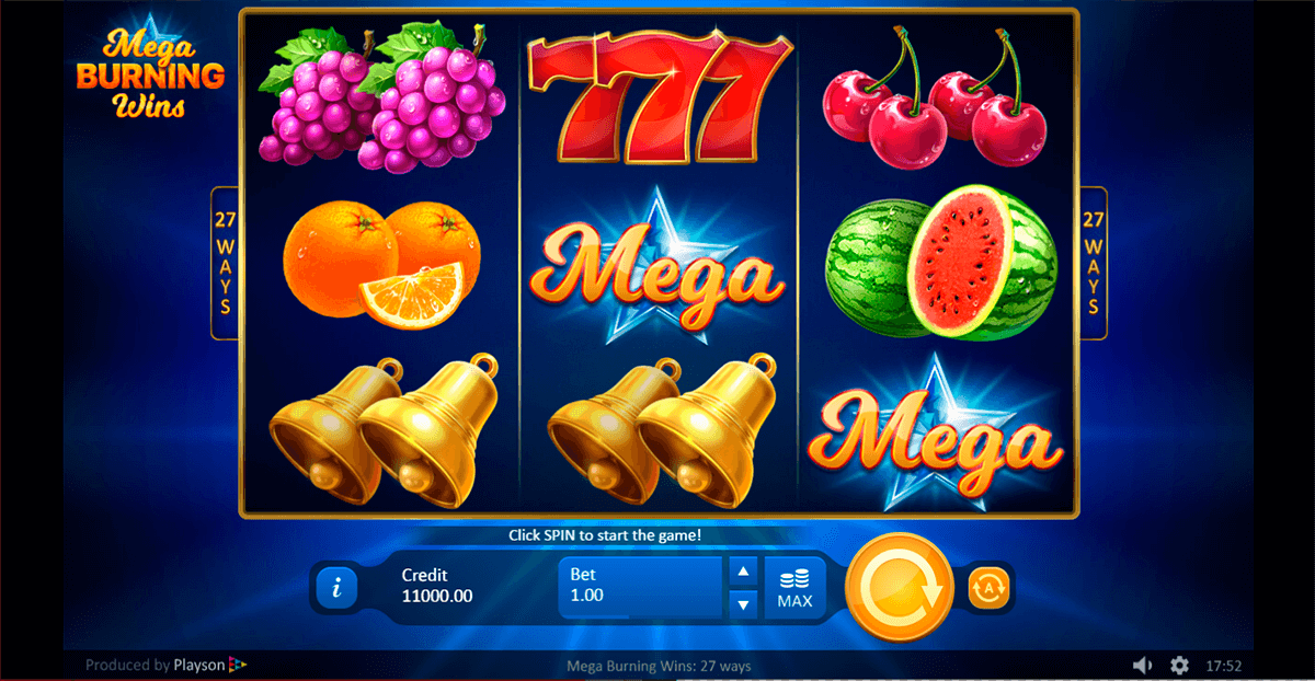 Mega Burning Wins Slot Game