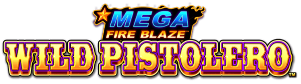 Mega Fire Blaze: Wild Pistolero Slot Logo