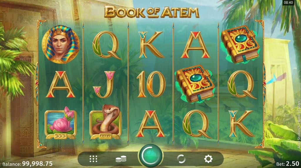 Book of Atem Casino Game Play