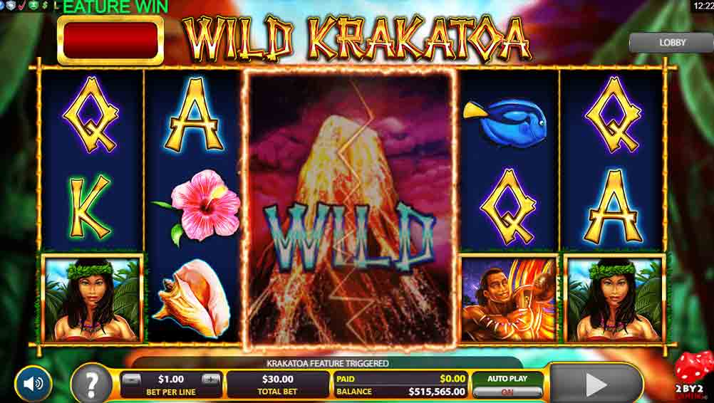 Wild Krakatoa Slots Game