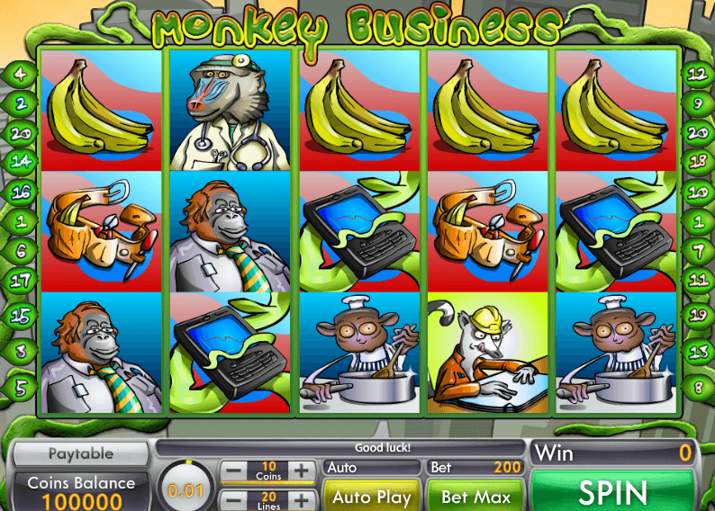 Monkey Business Slot Game