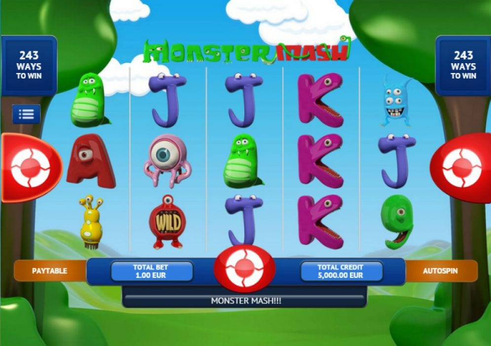 Play Monster Mash Online Slots Win 500 Spins Wizard Slots