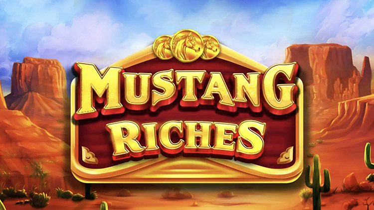 Mustang Riches Slot Logo Wizard Slots