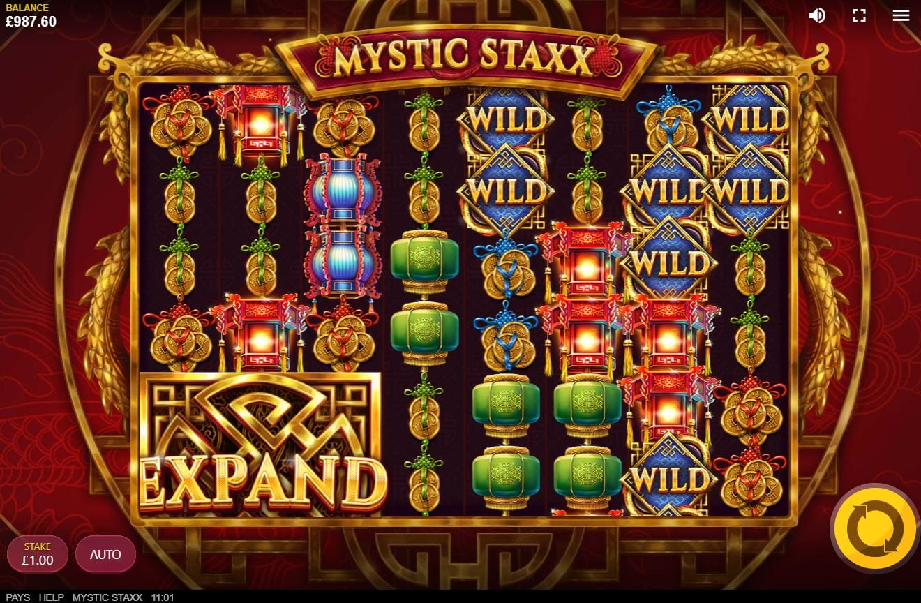 Mystic Staxx Slot Gameplay