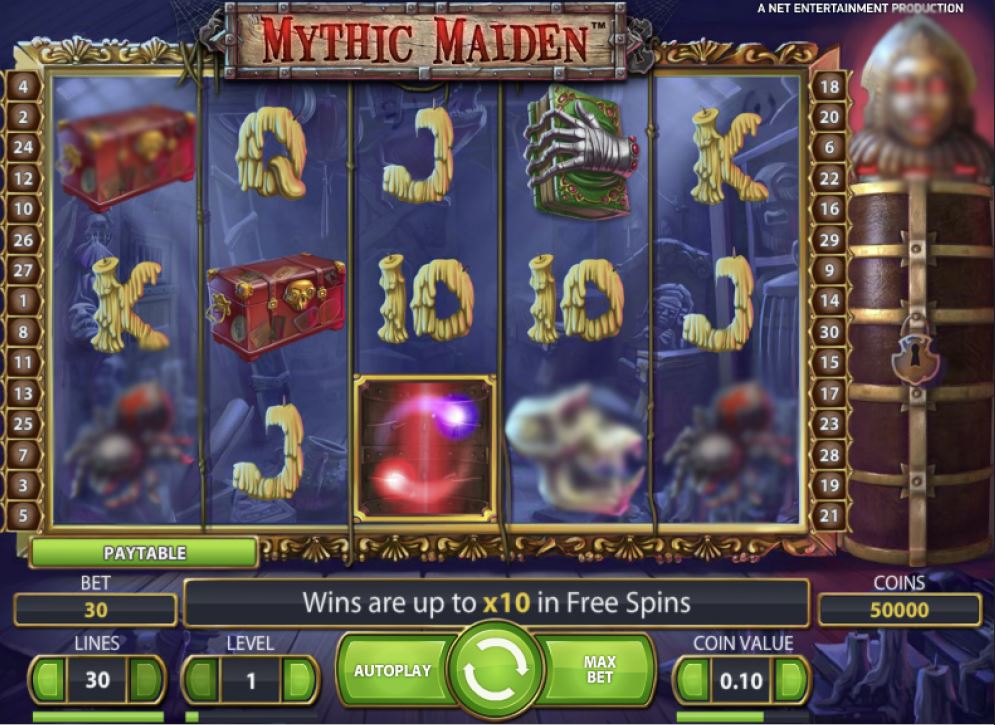 Mythic Maiden Slot Gameplay