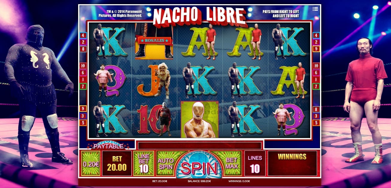 Nacho Libre online slot game