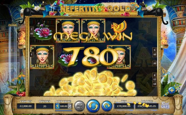 Nefertiti's Gold Free Slots