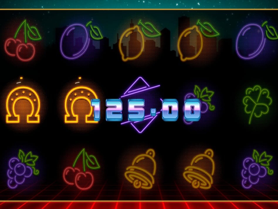 Neon Fruit Cityscape Slot