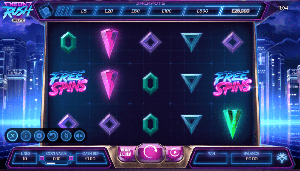 Neon Rush Slot Game