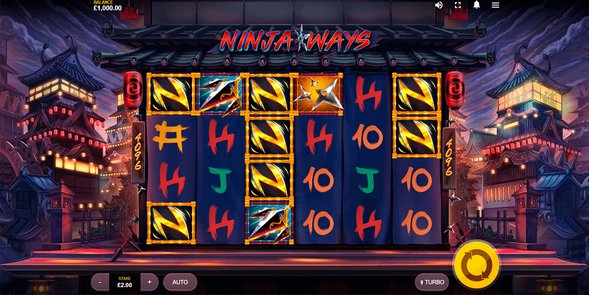 Ninja Ways Slots Gameplay