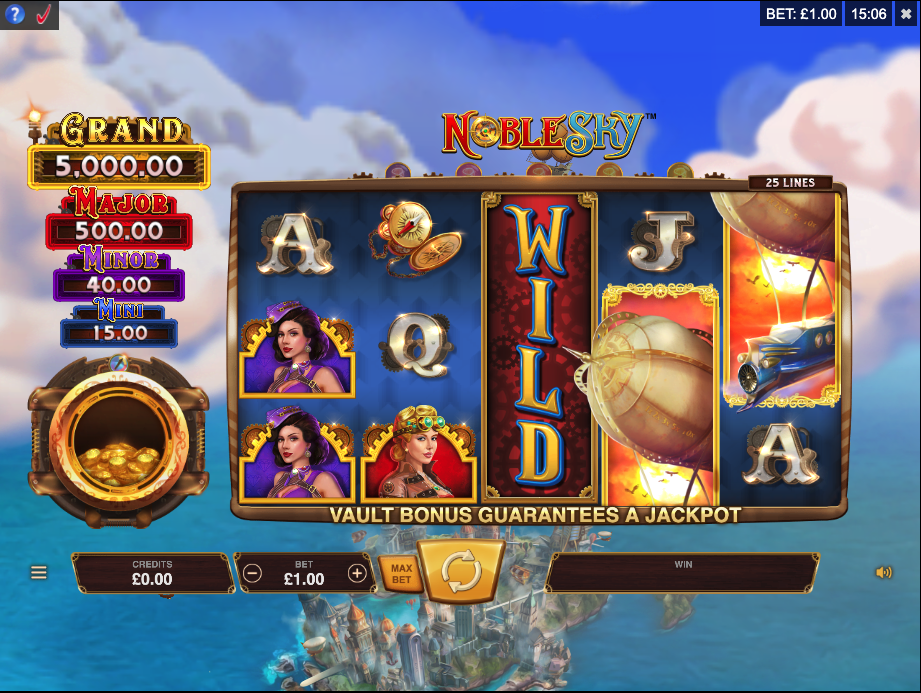 Noble Sky Slot Gameplay