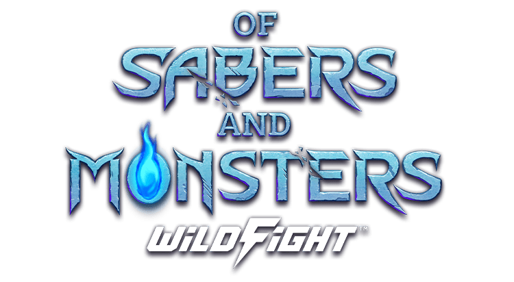 Of Sabers and Monsters Slot Logo