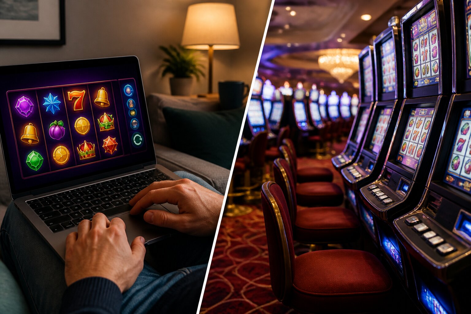 Online Slots VS Real Slots - Which Is Better?